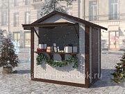 Ярмарочный домик Снежинка - фото 1